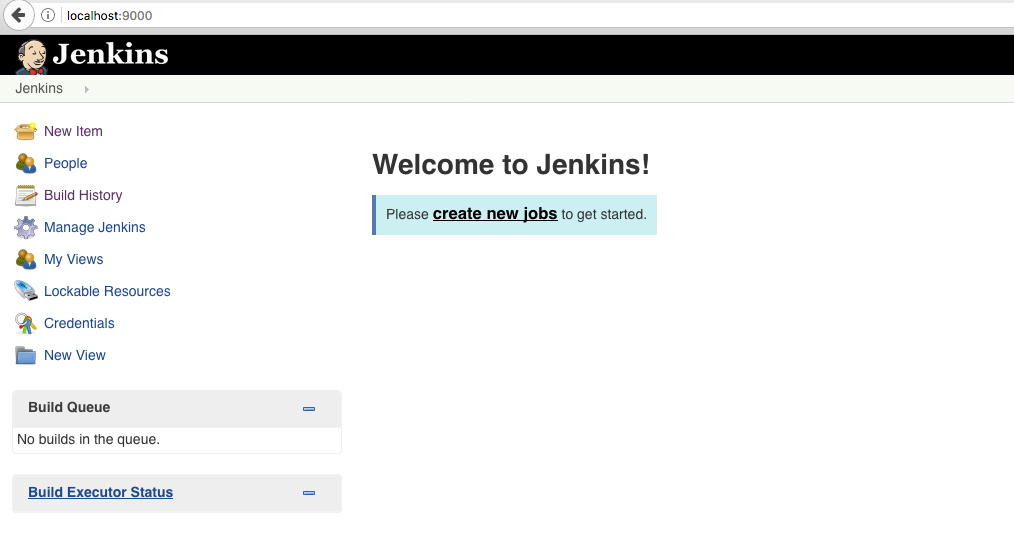 Jenkins UI 